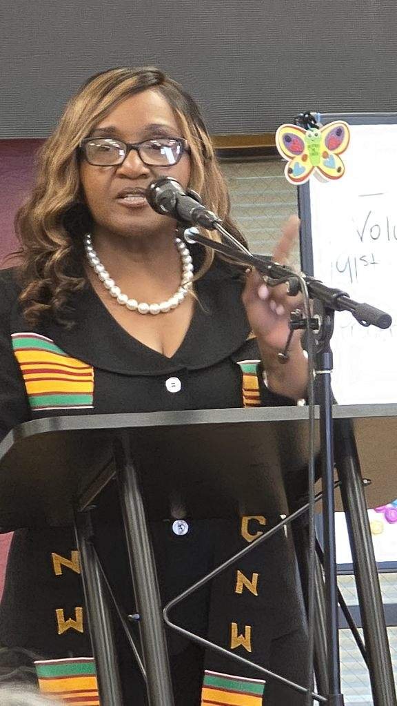 NCNW HDS member speaking at an event